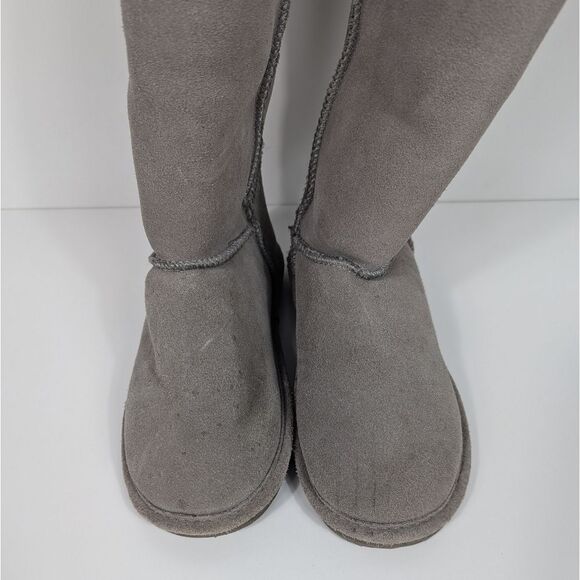 Bjorndal Zoe Brown Taupe Suede Fur Lined Boots Women's 8 - Picture 5 of 11